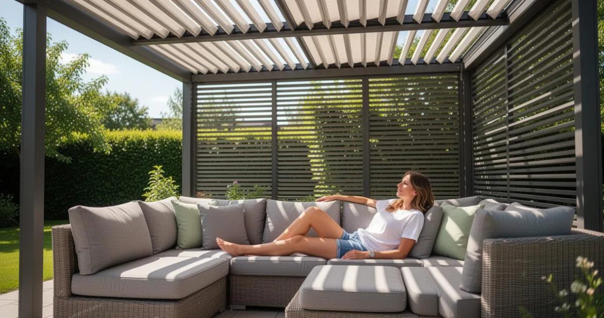 Optimisez votre habitat avec une pergola Solisysteme : les avantages des lames orientables sur votre consommation – image 2