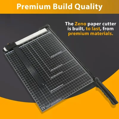 Coupe-papier guillotine A4 en acier trempé – image 2