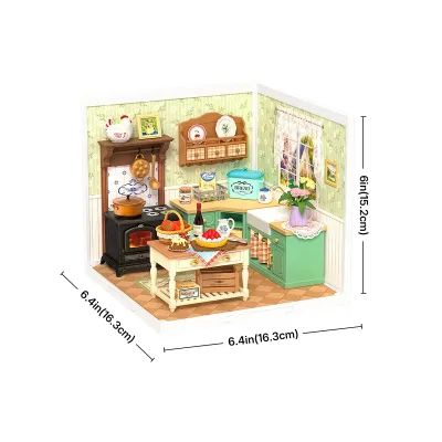 Kit de maison miniature cuisine de ferme 1:24 – image 3
