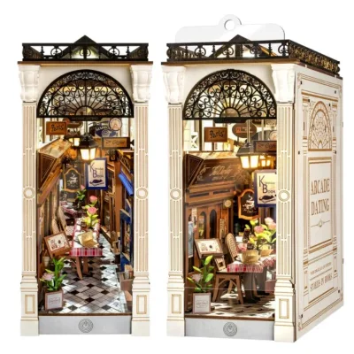 Kit de maquette 3D serre-livres arcade