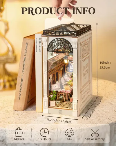 Kit de maquette 3D serre-livres arcade – image 3