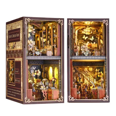 Kit nichoir à livres papillon en bois – image 2