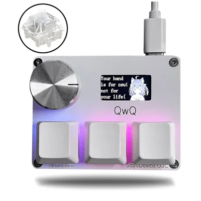 Mini-clavier filaire blanc magnétique