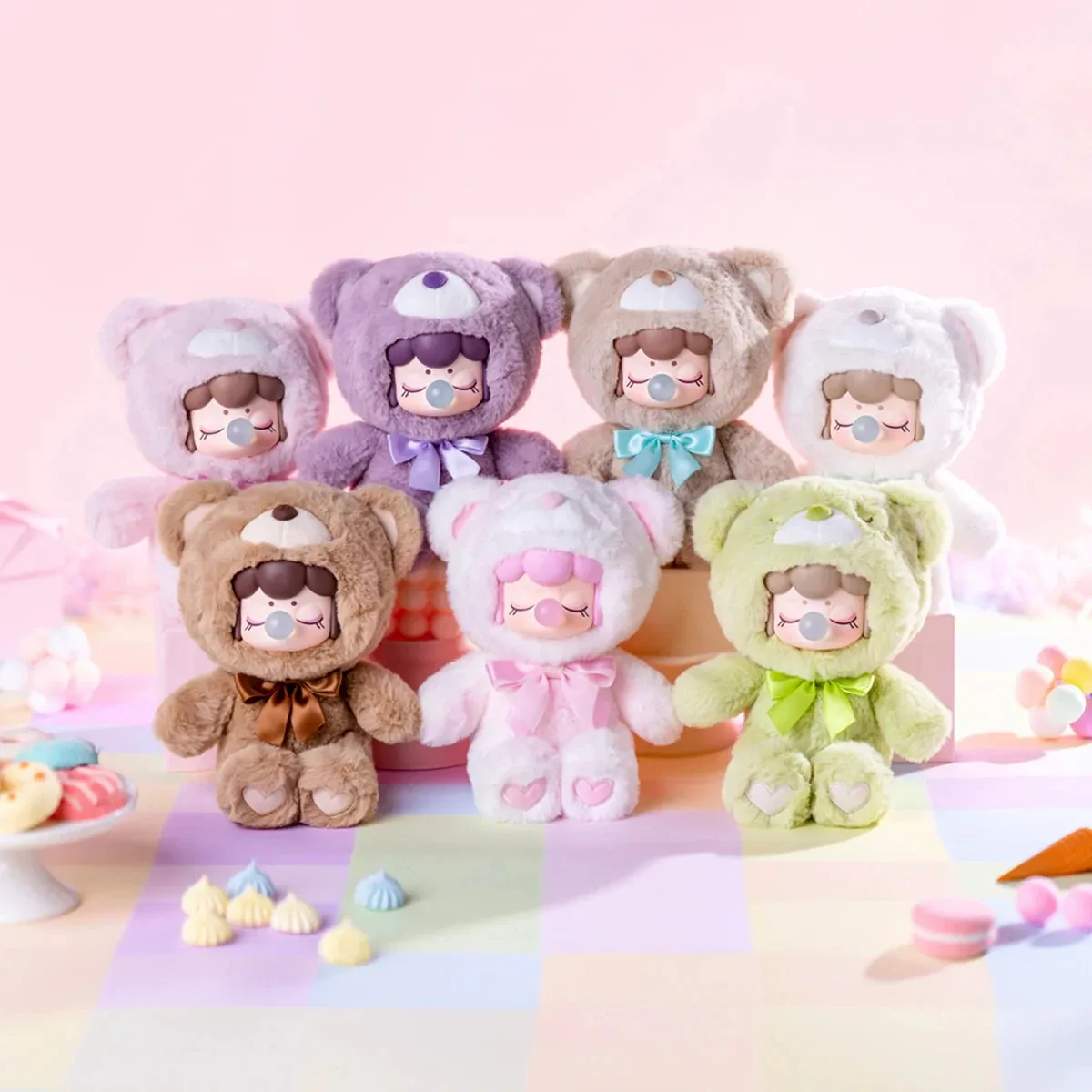 Peluche ourson chocolat, boîte mystère