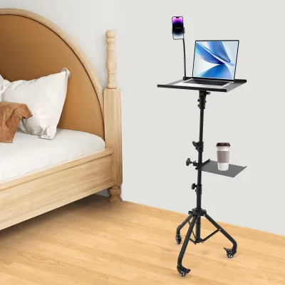 Support d'ordinateur portable réglable noir