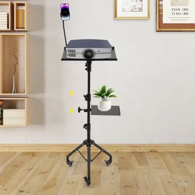 Support d'ordinateur portable réglable noir – image 3